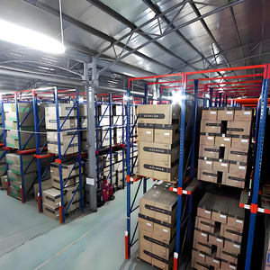 Estante de palés VNA de 5 capas de servicio pesado, sistema de estantería de entrada con estantería de metal duradero para almacenamiento en almacén - Product Image 4