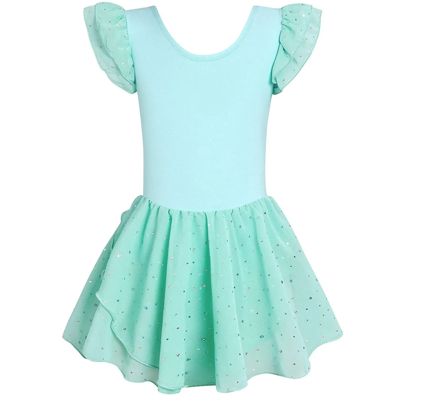 Ropa de baile para niñas, tutú de Ballet, talla 6, 7, Color sólido con falda para ejercicio Gimnástico, muestra gratis