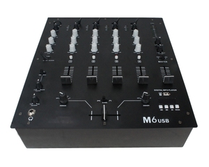 Mezclador de rendimiento de escenario doméstico de Audio profesional XTUGA M6 para DJ consola de mezcla de sonido Digital de 8 canales 48V Phantom Power - Product Image 4
