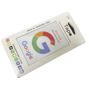 Unique Design Smart URL Write Custom Programmable QR <strong>Code</strong> Business RFID Card Packaging Google Review Card Nfc - Product Image 1