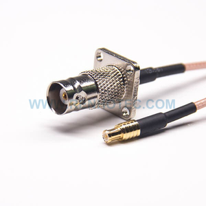 Mcx Nam để BNC nữ 4 lỗ mặt bích với RG 179 rg316 RG174 mở rộng RF cáp đồng trục - Product Image 1