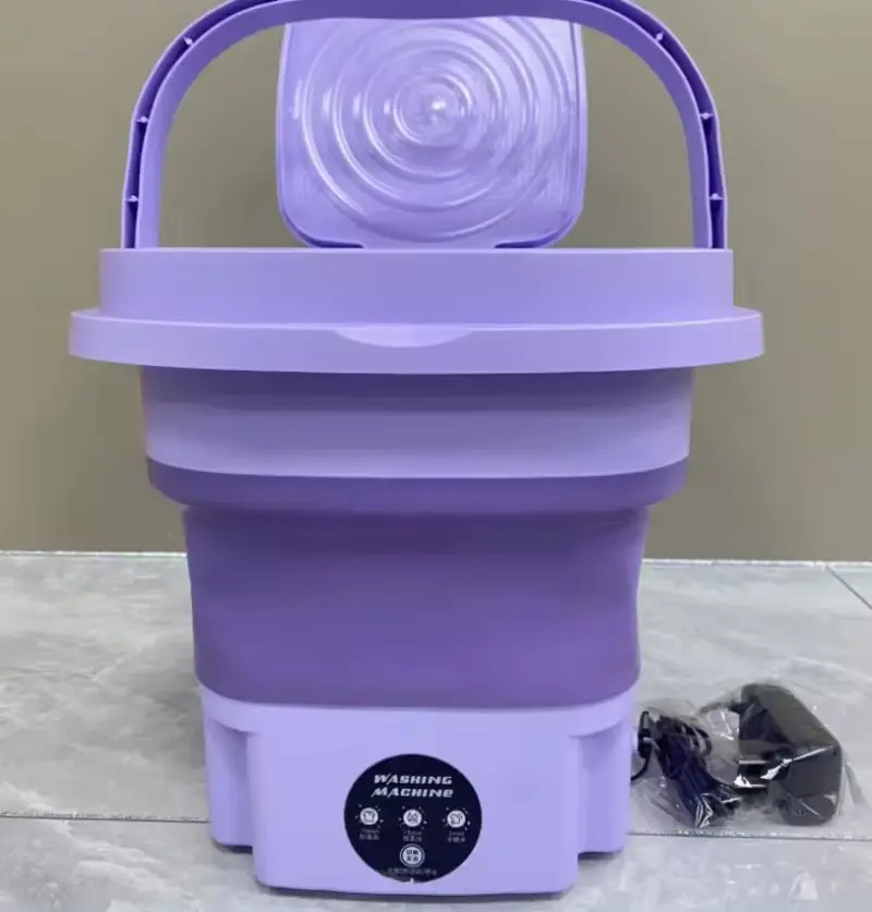 8L Hochwertige faltbare Mini Faltbare kleine Waschmaschine mit rotierender Mini-Waschmaschine und Trockner