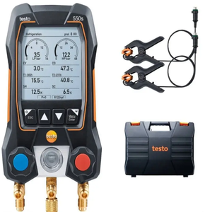 0564 5501 testo 550S 557S ชุดพื้นฐานสารทำความเย็นดิจิตอลอัจฉริยะมาพร้อมกับสายหนีบหัววัดอุณหภูมิ - Product Image 6