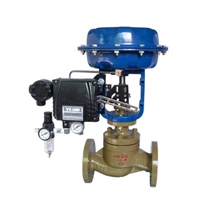 COVNA 2 路隔膜操作气动水流量蒸汽截止阀控制阀 4-20mA YTC智能定位器 - Product Image 5