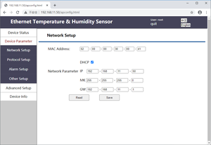 Web <strong>Temperature</strong> Humidity Sensor Ethernet Interface POE Power <strong>TCP</strong> UDP SNMP Protocol <strong>Data</strong> <strong>Logger</strong> - Product Image 5