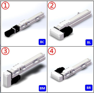 Módulo de mesa deslizante de 5 GTH50 robot de eje único integrado, carril de guía de movimiento lineal, actuador de tornillo de bola compatible con motor de CA - Product Image 3