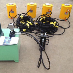 Synchronous Lifting <strong>Double</strong> Acting Hydraulic Jack Moving for Synchronous Press Machine, Horizontally Move <strong>Load</strong>