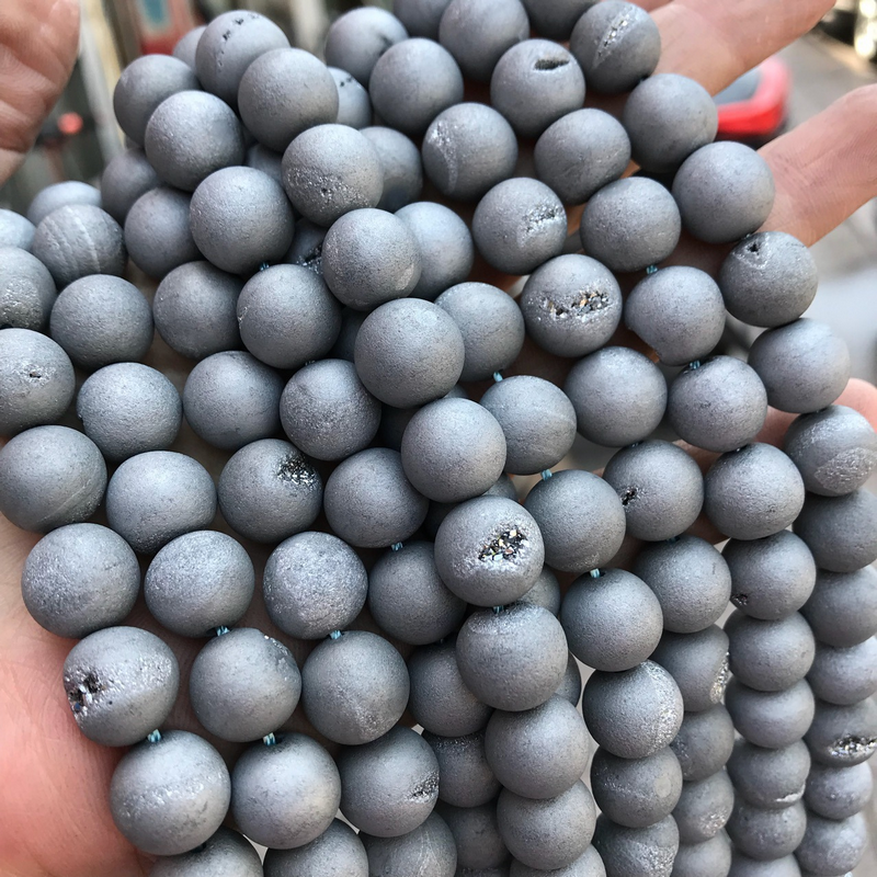14-Plated Smiley Agate Sliver