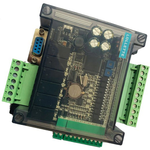 MOQ: 1 pieza LE3U FX3U 14MR 6AD 2DA RS485 8 entrada 6 salida de relé 2 salida analógica controlador Plc
