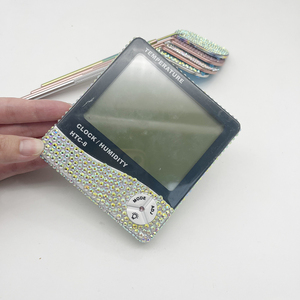 Bán Buôn Kim Cương HTC-8 Nhiệt Kế Bàn Clockwall Gắn Thời Gian Lịch Hộ Gia Đình Kỹ Thuật Số Nhiệt Độ Đo Độ Ẩm Meter - Product Image 5