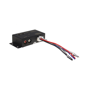 Altavoz RCA de Audio para coche, convertidor de salida de línea de alto a bajo nivel con cable