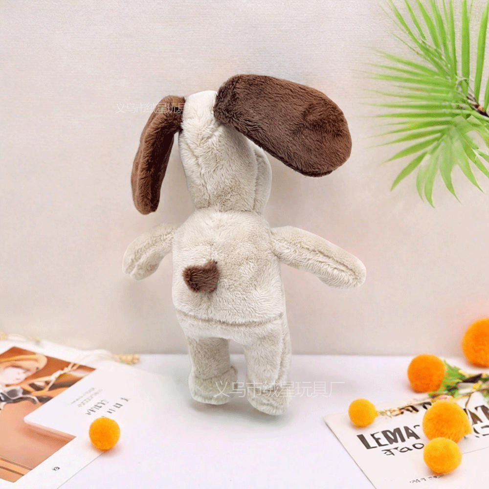 23cm paume chien mignon-nu