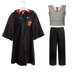 刺绣哈利波特斗篷魔术服装哈利波特服装校服万圣节服装围绕巫师袍角色扮演