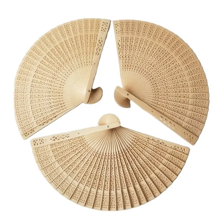 Ventilador de mano plegable de madera, accesorio de uso multifuncional, personalizado, recuerdo de boda, promoción, venta al por mayor, proveedores de China