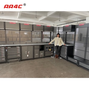 AA4C Combination <strong>Workbench</strong> Workshop Tool Storage Tabletop Workstation Assembly Worktable Cabinet <strong>S</strong> Type