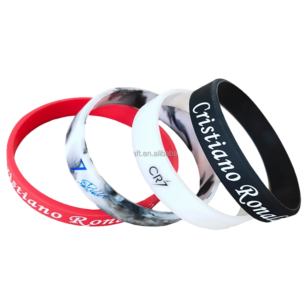 Braccialetto sportivo con braccialetti in Silicone personalizzati con Logo personalizzato con prezzo economico