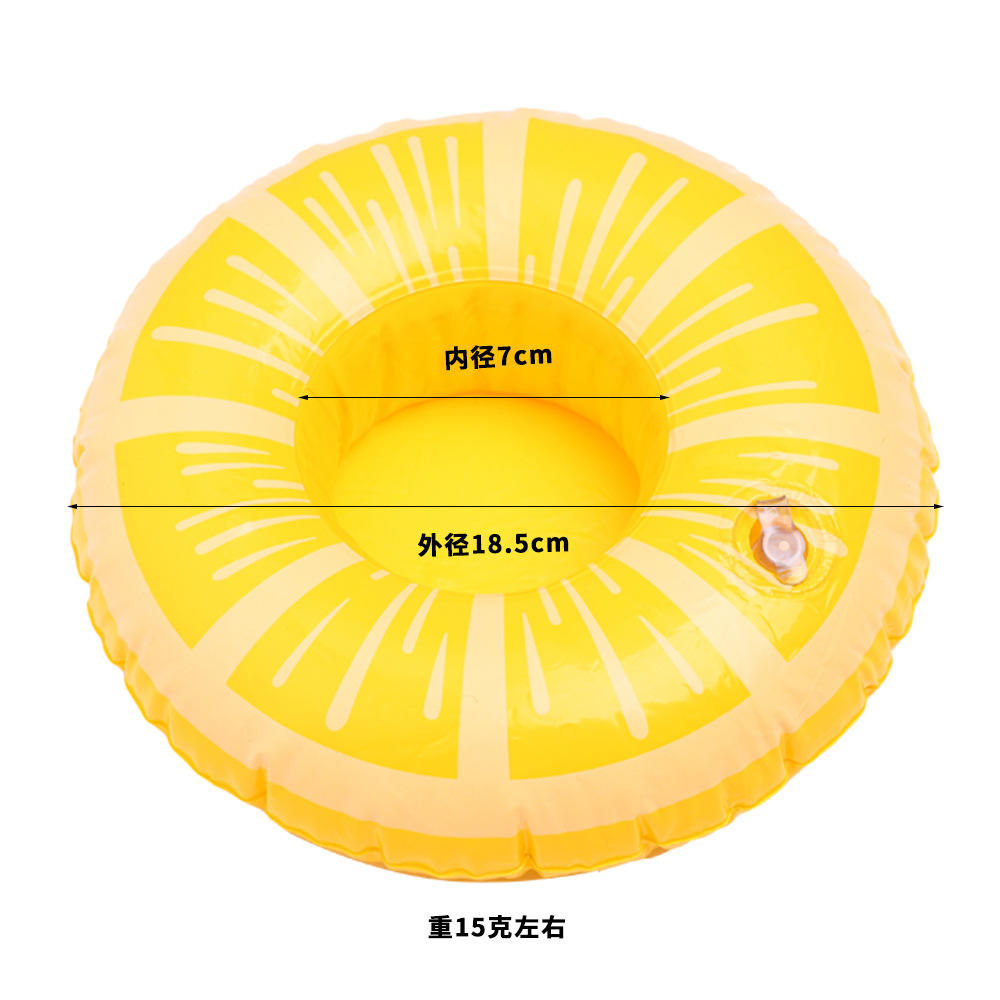 Sous-verres citron jaune