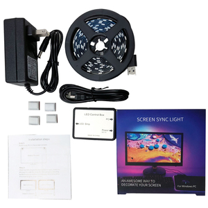 RGB חכם LED אור בר שולחן העבודה רקע מחשב מסונכרן אווירה אור מחשב משחק שינה לילה אור