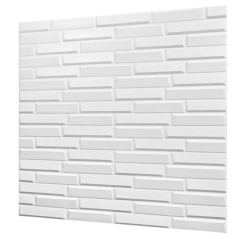 Papel de parede autoadesivo de espuma PE não tóxico, casca e adesivo, adesivo removível e à prova d'água para parede, adesivo artístico 3D de tijolo