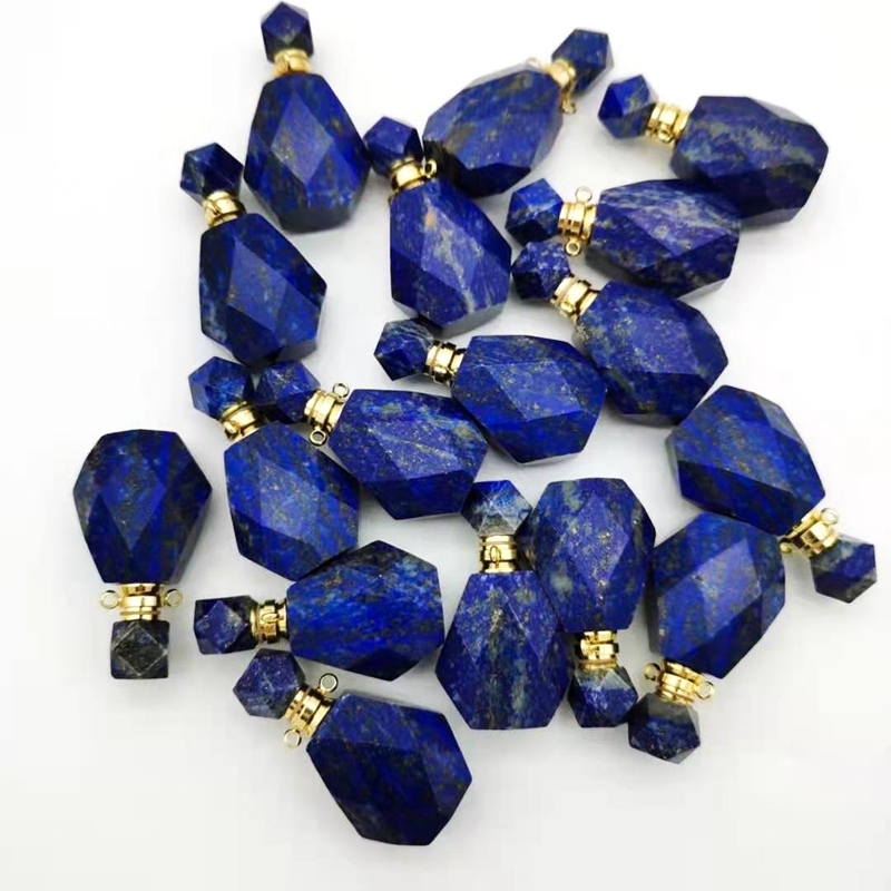 Bouteille de parfum lapis-lazuli