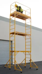 Andamio móvil de aleación de aluminio multifunción de Control de calidad, uso en andamios de suelo cóncavo y convexo de suelo plano - Product Image 3