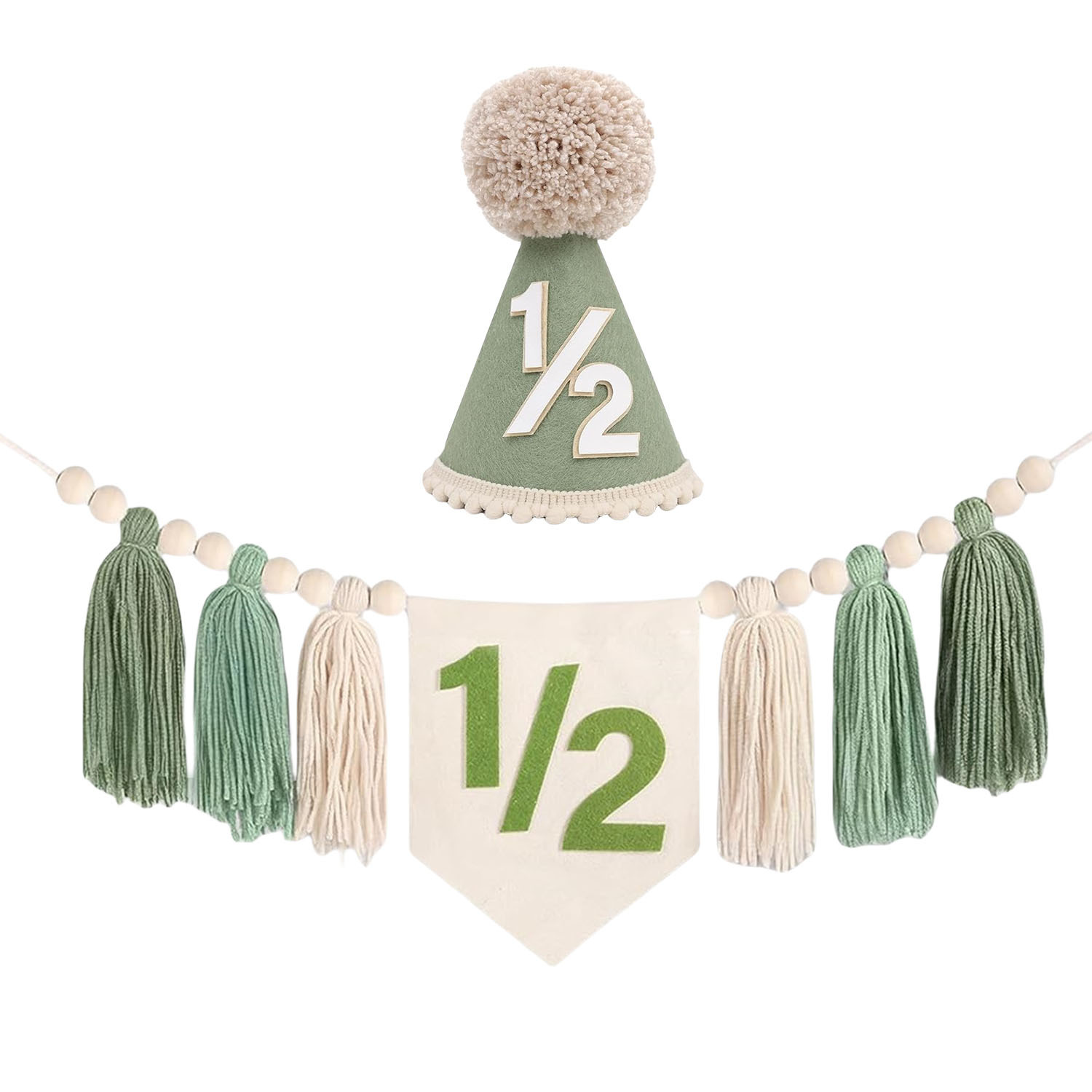Chapeau vert + bannière