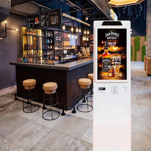Custom Housing Function 23.6/32'' bluetooth <strong>Ethernet</strong> Wifi <strong>Network</strong> Full hd Curved Touch Self Kiosks for Restaurant Hospital - Product Image 1