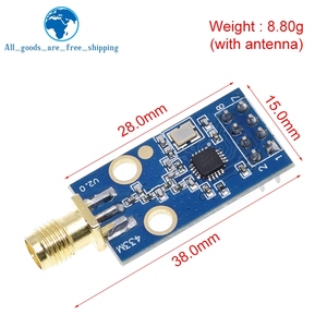 TZT CC1101 Wireless-Modul mit drahtlosem Antennen-Transceiver-Modul für Arduino 433MHZ