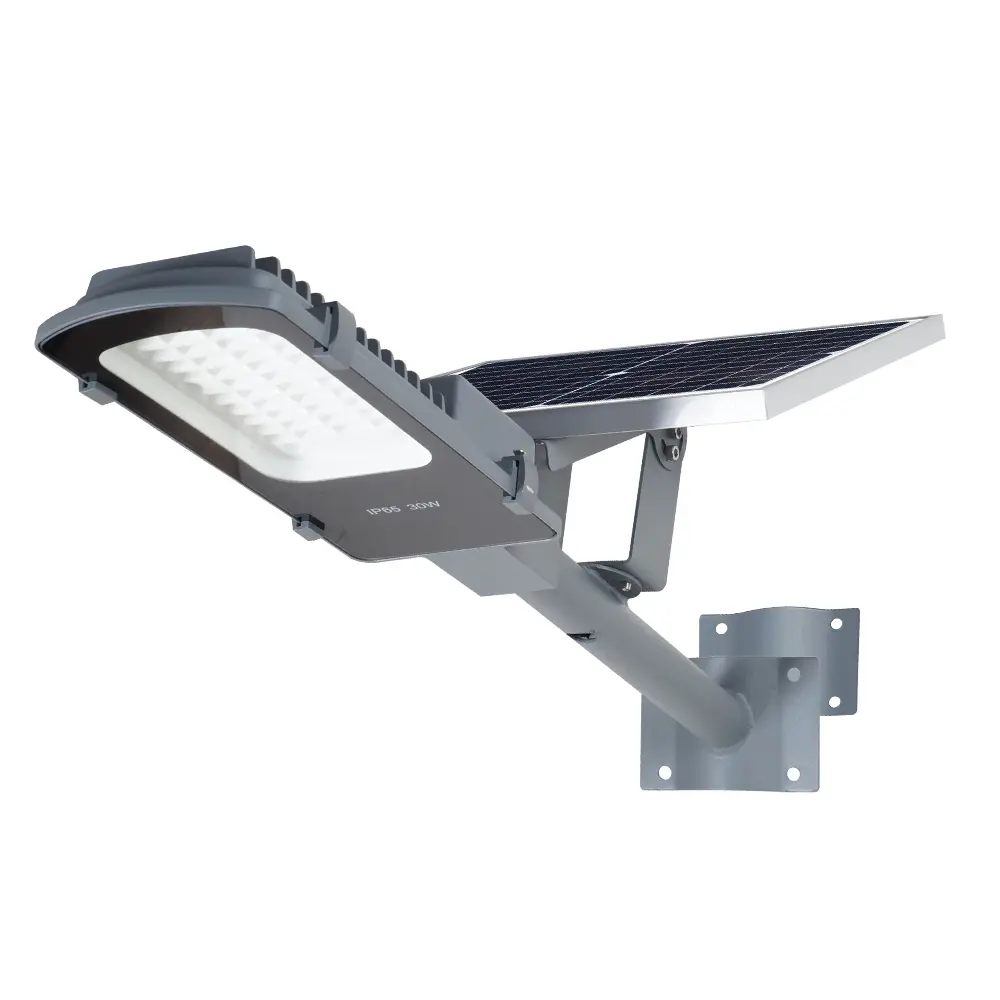 GEBOSUN lampione solare Super luminoso da esterno a parete e palo IP65 20 30 50 w