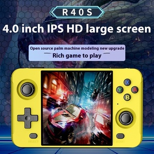 คอนโซลเกมแบบพกพา R40S GBA Arcade ย้อนยุค64GB หน้าจอ IPS วิดีโอเกมมือถือ Wi-Fi ใช้งานได้ข้ามพรมแดน - Product Image 6
