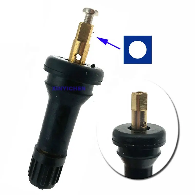 Kit de servicio de válvula TPMS, sistema de control de presión de neumáticos de fondo cuadrado, sensor tpms413