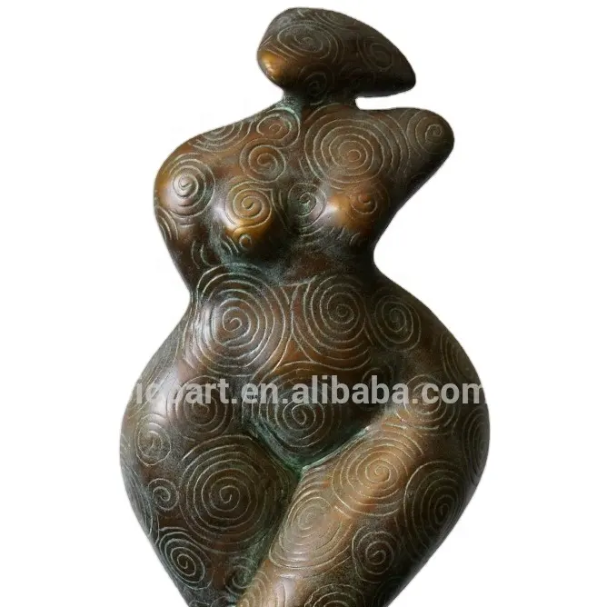 Statue en bronze forgé pour femme, sculpture Antique, imitation, couleur chair