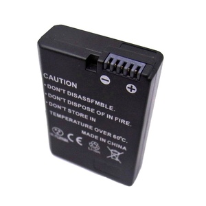 尼康D5500、D3100、<span class=keywords><strong>D3200</strong></span>、D3300 DSLR Ce库存相机安全黑色替换相机电池组EN-EL14 En-el14a