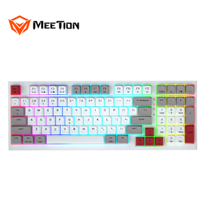 MEETION-Material Pbt reemplazable, personalizado, multicolor, 120 teclas a 140 teclas, Teclado mecánico