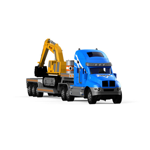1/14 tam fonksiyonlu RC traktör römork taşıma oyuncak çocuklar için yarı römork seti çekici kamyon araba - Product Image 2
