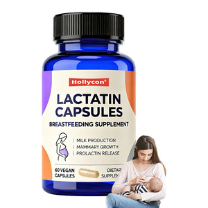 Fabrika emzirme takviyesi emzirme takviyesi desteği süt üretimi doğal olarak prlaktin seviyesi laktin kapsül artırır - Product Image 1