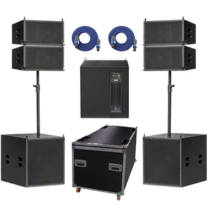 HLA Active Audio Line Array Lautsprecher Soundsystem mit eingebautem Subwoofer-Verstärker modul für Live-Musik partys im Freien