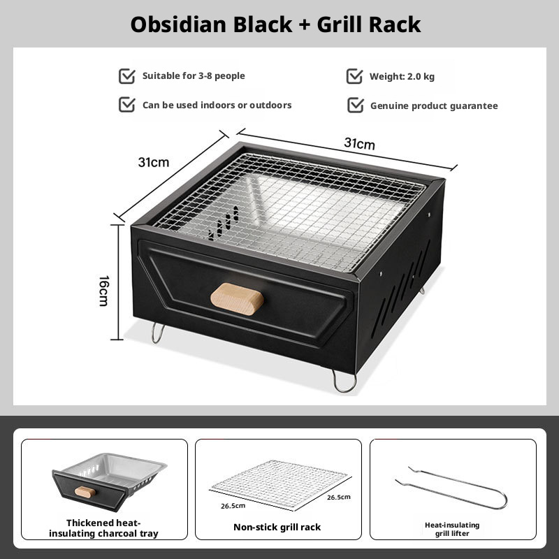 Black-BBQ grill style