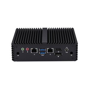 Qotom Fanless Mini PC <strong>Core</strong> I5 10210U <strong>Quad</strong> <strong>Core</strong> <strong>Processor</strong> 2 LAN Barebone Mini <strong>Computer</strong> <strong>With</strong> 6*USB 3*M.2 1*PD 1*HD Video Output