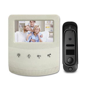 XH-461 Video Doorbell Night Vision Camera Door Bell Waterproof LCD Monitor Wired <strong>Intercom</strong> Video Door Phone <strong>System</strong> - Product Image 1