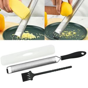 Portable Stainless Steel <strong>Zester</strong> for Fruits and Vegetables Kitchen Gadget with Iron Handle Cooking Tool Accessory for Home <strong>Use</strong> - Product Image 4