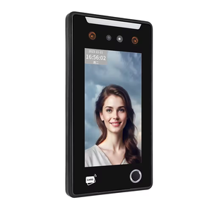 Scanner di impronte digitali per la registrazione del tempo biometrico 7 pollici con controllo di accesso della porta di riconoscimento facciale basato su Cloud AI - Product Image 2