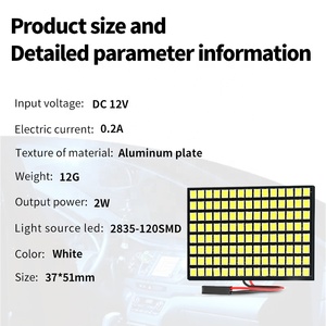 12V Pusan Dedicated <strong>LED</strong> Width Indicator Running <strong>Light</strong> BA9S Front Small License Plate <strong>Light</strong> New Condition Car Bulb Modification - Product Image 3