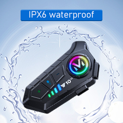 Oem Odm Y10-2X <span class=keywords><strong>Intercom</strong></span> Headset 300 Meter Bereik Universele Connectiviteit Snel Verbonden Handsfree Oortelefoon Voor Rijders - Product Image 3