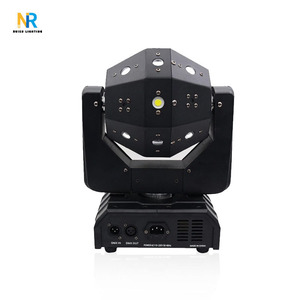 16 cái * 3 wát LED Mini <span class=keywords><strong>cubix</strong></span> di chuyển đầu Bóng Đá Ánh sáng chùm tia laser nhấp nháy 3in1 DMX LED di chuyển đầu ánh sáng sân khấu cho DJ Disco Đảng - Product Image 3