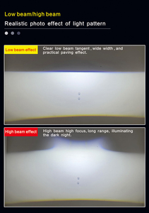 ไฟหน้ารถยนต์2นิ้วเมทริกซ์ลำแสงสูงและต่ำ40W ดัดแปลงไฟ LED คู่ LED เมทริกซ์6000K ไฟหน้าเลนส์โปรเจคเตอร์ - Product Image 5