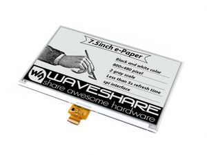 Waves hare 7,5 Zoll E-Ink E-Paper Display HAT für Raspberry Pi 800*480 Auflösung mit Embedded Controller - Product Image 2