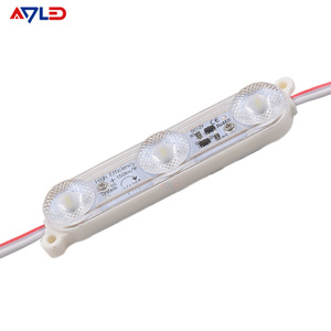 Yüksek verim 3 Led ışık modülü 150lm/w 1.08w dc12v Lens 175 derece açık ışıklı işaret - Product Image 3