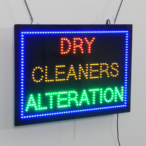 Rechteckform 12x24 Zoll Indoor-Schaufenster hängen Acryl LED Open Income Tax Sign Board Blinkende LED Open Sign Display