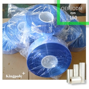 水晶透明聚氯乙烯管膜所有尺寸可用100规格厚度聚氯乙烯收缩管膜